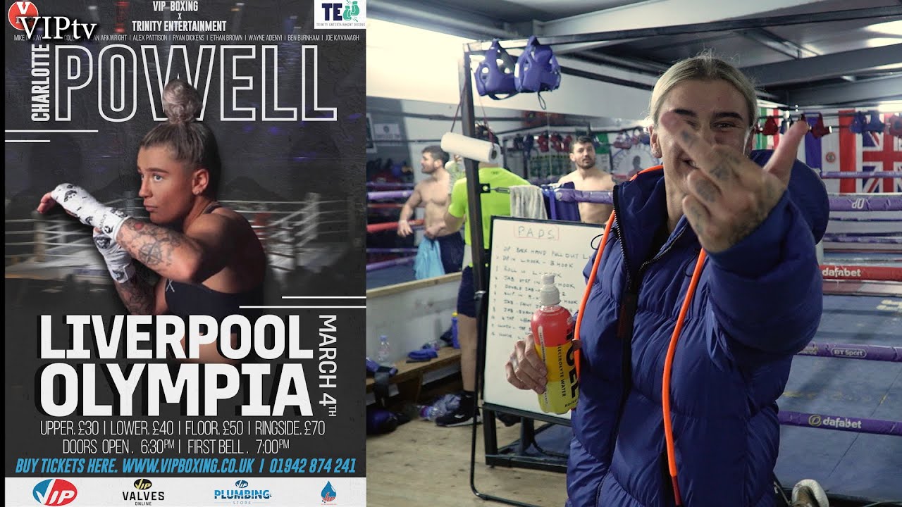Charlotte Powell 'There's no ifs and buts i have to win' Charlotte rematches Jamileth Vallejos background