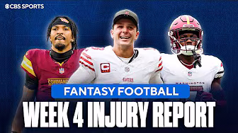 Fantasy Football Injury Report: Brock Purdy to START, Jayden Daniels OUT for Week 4 & MORE