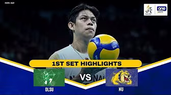 NU vs DLSU | SET 1 HIGHLIGHTS | UAAP SEASON 88 MEN’S VOLLEYBALL | MAR 15, 2026