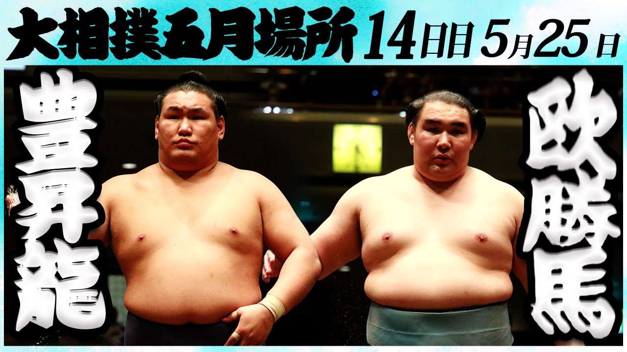 大相撲 豊昇龍ー欧勝馬<令和6年五月場所14日目>SUMO