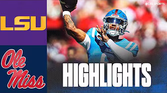 Trinidad Chambliss powers No. 13 Ole Miss past No. 4 LSU to remain undefeated | Highlights & Recap background