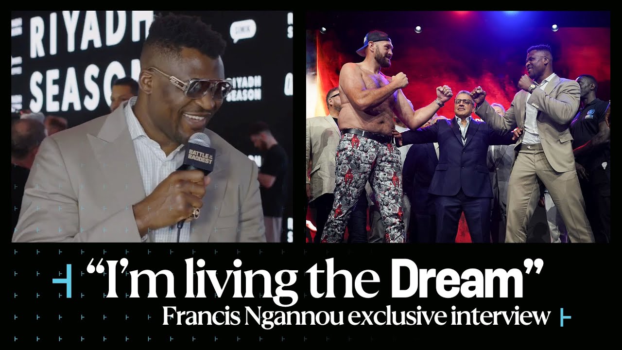 "I'm living the dream" 🤩 Francis Ngannou talks about boxing Tyson Fury and training with Mike Tyson