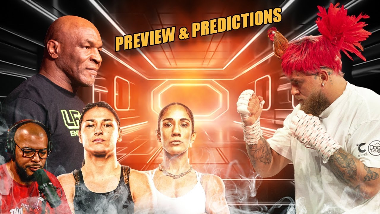 ☎️Jake Paul vs. Mike Tyson, Katie Taylor vs. Amanda Serrano Preview and Predictions❗️