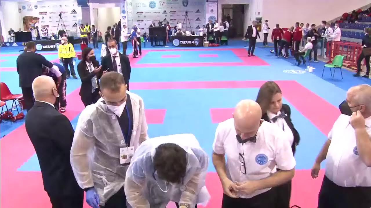 Tatami 1 WAKO World Championships 18/10/21 background