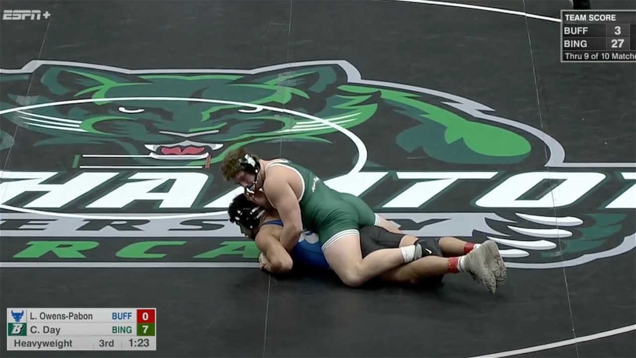 285lbs Cory Day (Binghamton) vs Lonnell Owens Pabon (Buffalo)