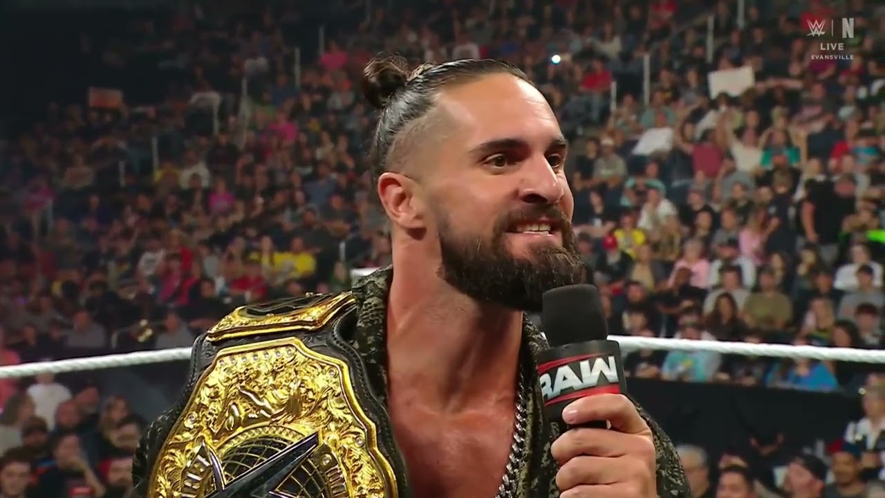 Cody Rhodes went face-to-face with Seth Rollins ahead of Crown Jewel | Raw Sep 22, 2025 background