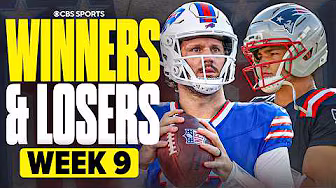 Biggest WINNERS & LOSERS From NFL Week 9 | Allen Tops Mahomes, Maye Playing at MVP Level