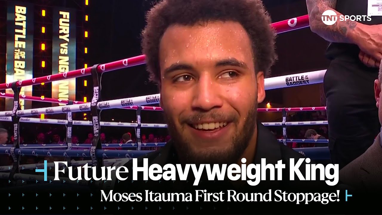 π₯π£ FUTURE HEAVYWEIGHT KING! | Moses Itauma FINISHES Istvan Bernath in first round! #FuryNgannou πΈπ¦ background