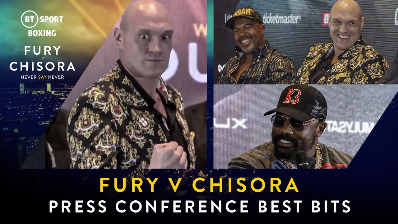 Hilarious best bits from the Tyson Fury v Dereck Chisora press conference | Fury v Chisora III