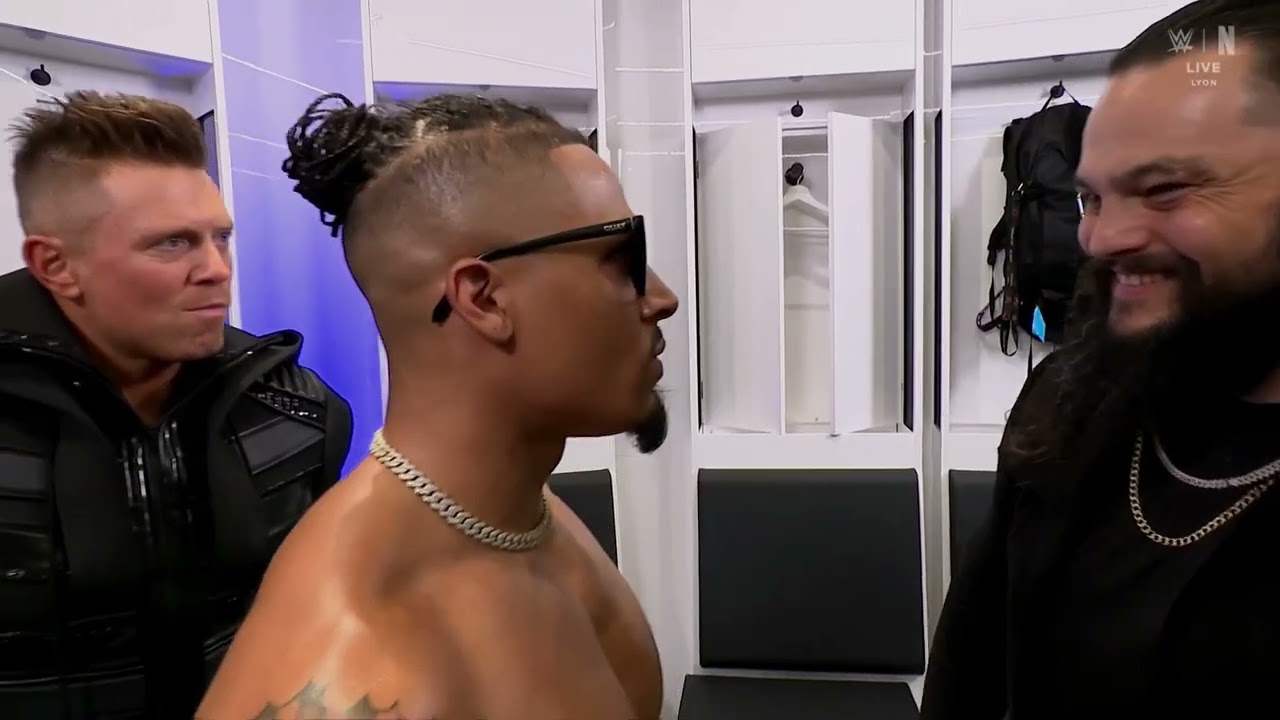 Bo Dallas confronts Carmelo Hayes & The Miz | SmackDown Aug 29, 2025 background