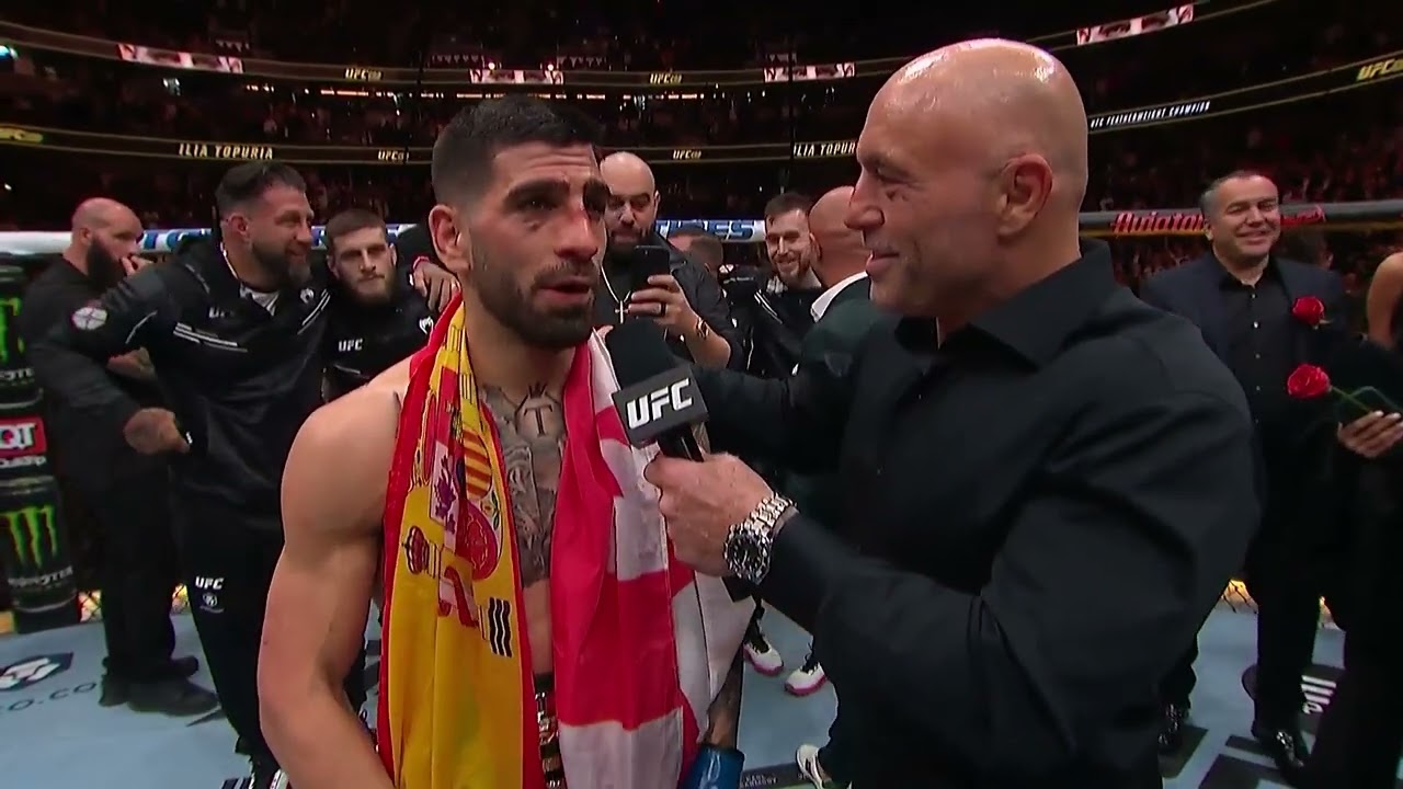UFC 298: Илия Топурия - Слова после боя backdrop