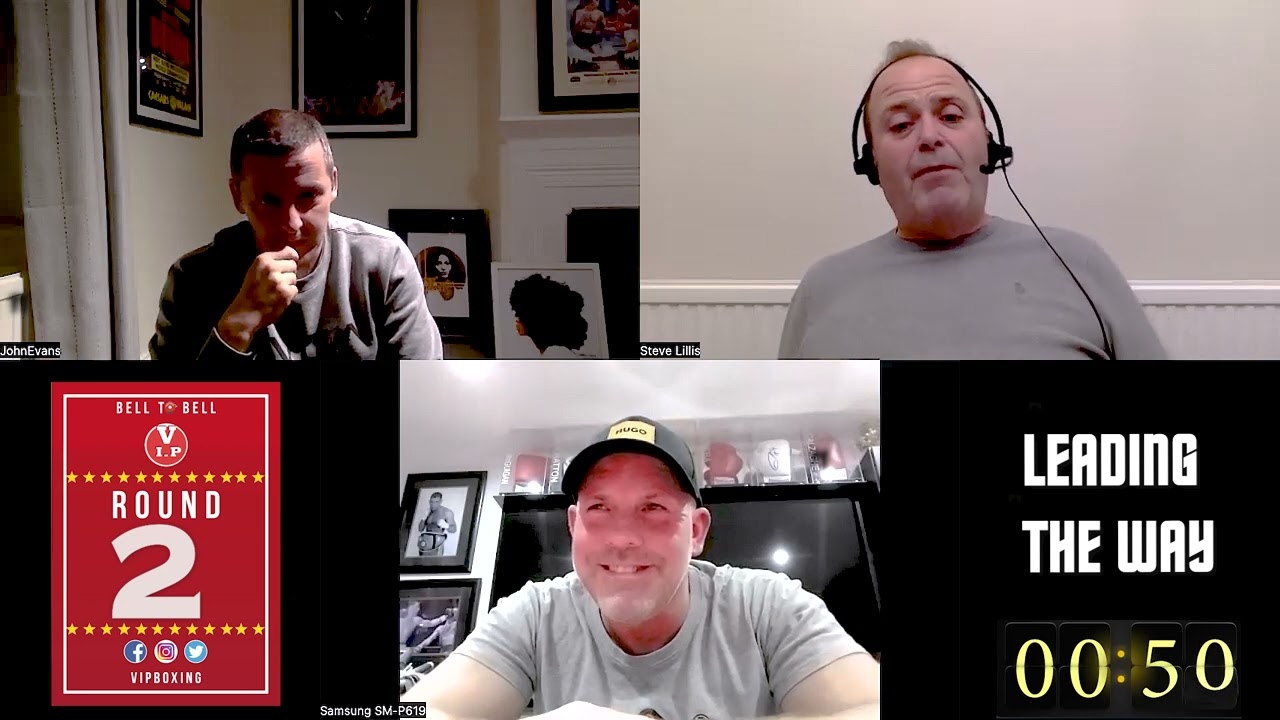 Carl Greaves joins Steve Lillis and John Evans for VIP Boxing's Bell 2 Bell Podcast Ep136 background