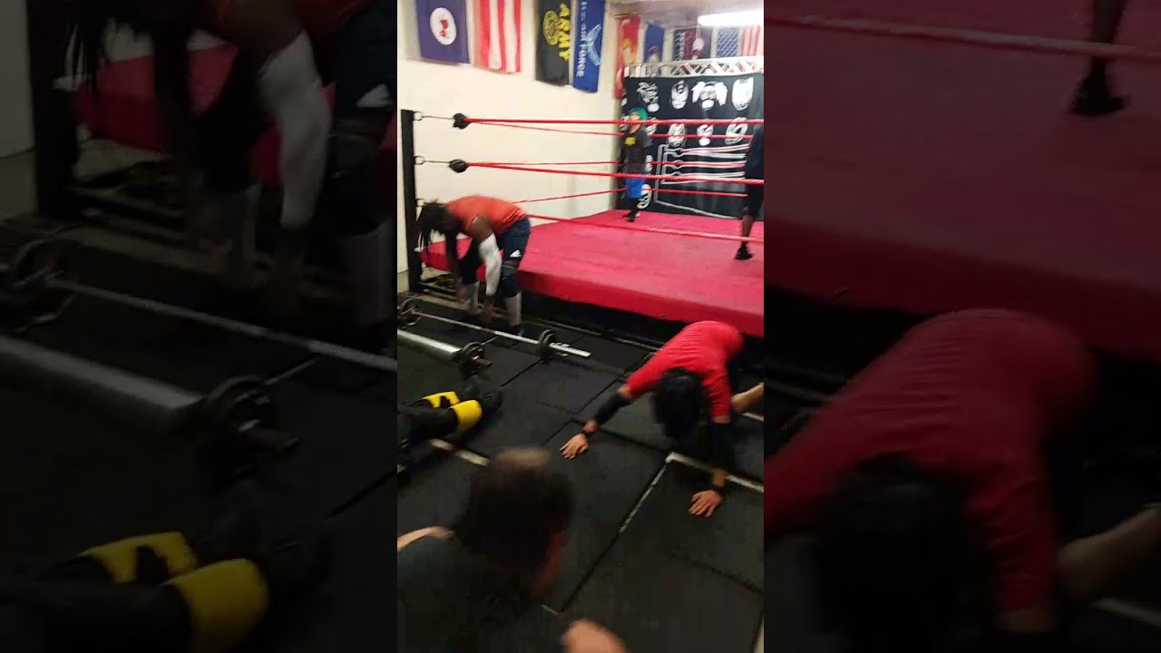 Pro Wrestling group workout