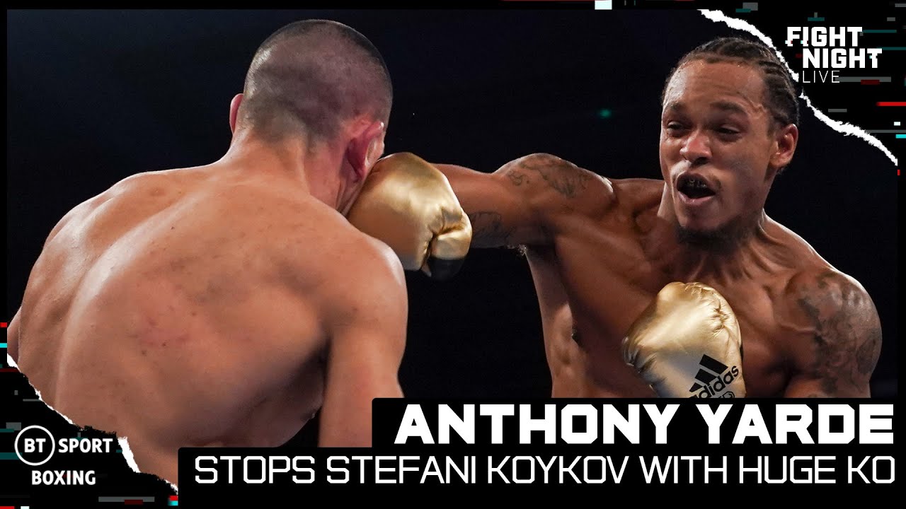 He lifted him off his feet! ЁЯШ▒ Anthony Yarde's KO of Stefani Koykov from all angles | BT Sport Boxing background