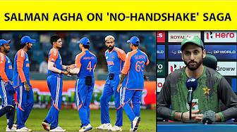 PAKISTAN CAPTAIN SALMAN AGHA DESPERATE TO SHAKE HANDS WITH INDIAN PLAYERS IN ASIA CUP FINAL?
