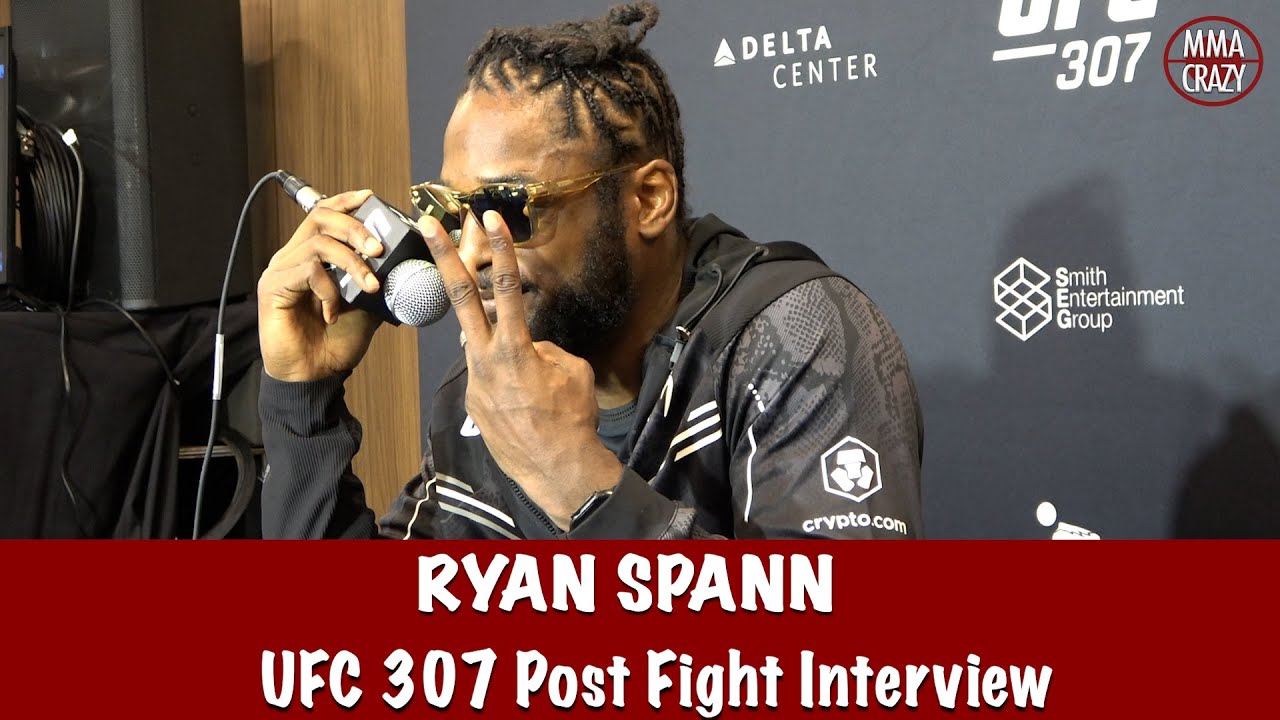 Ryan Spann on Ovince Saint Preux submission win at UFC “I smelt his neck” background