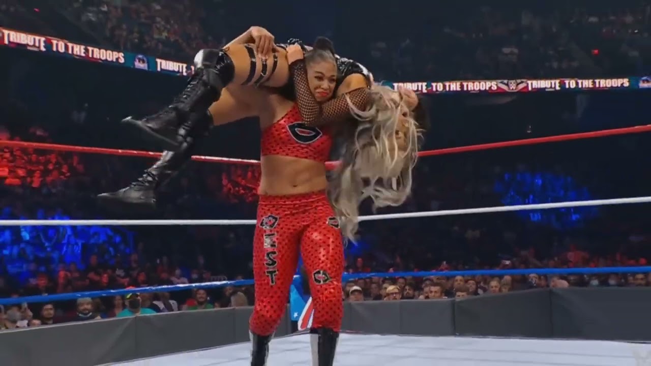 Bianca Blair vs Liv Morgan and Raquel #wwe #wrestlingfuture#livforever #livmorgan#wrestling 