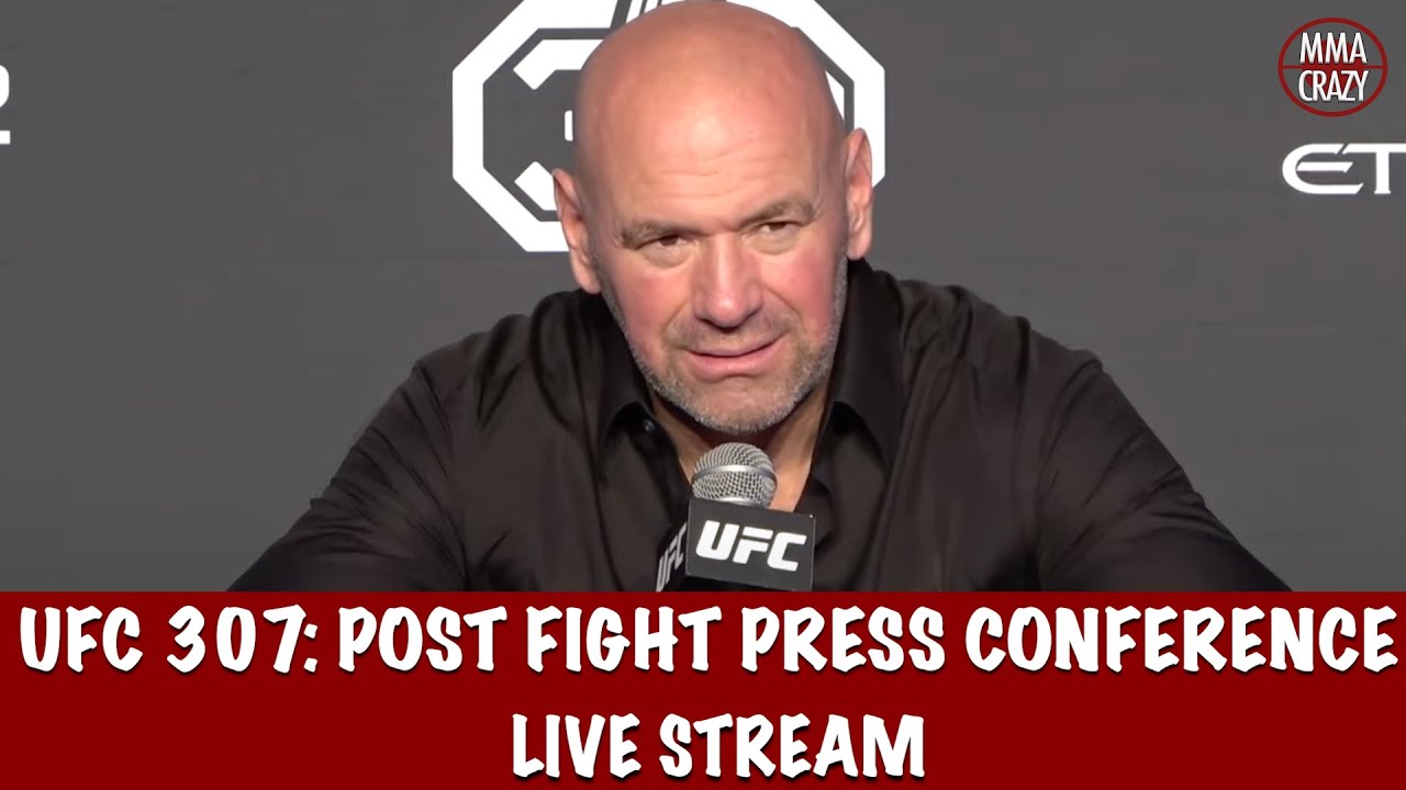 UFC 307: Pereira vs. Rountree Jr. Post Fight Press Conference Live Stream