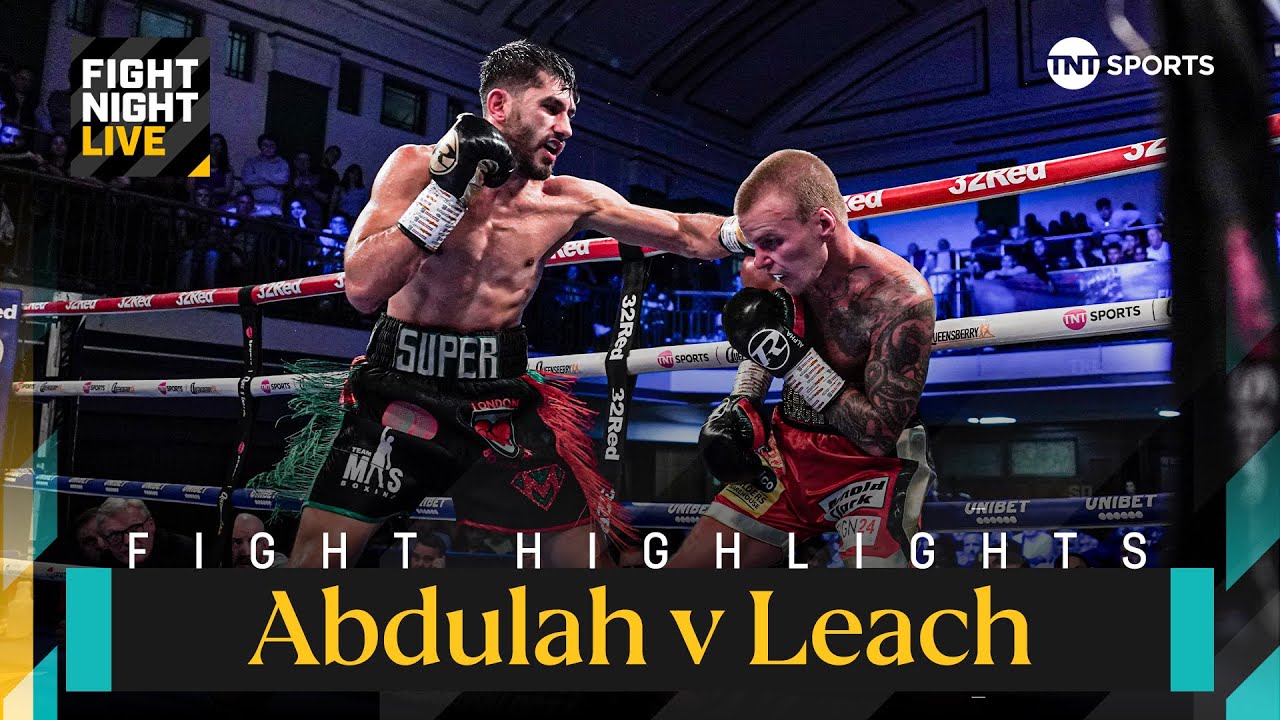 Incredible display retires veteran! Masood Abdulah v Marc Leach | Boxing Highlights | #FightNight background