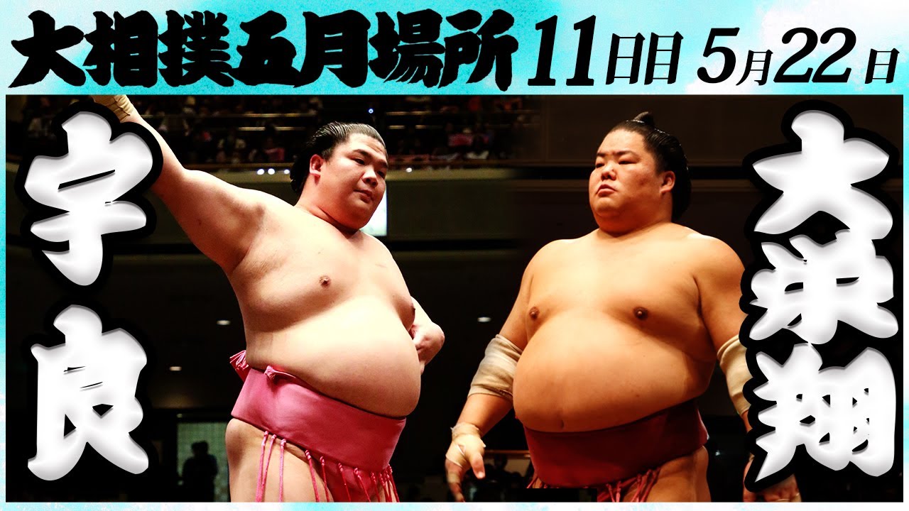 大相撲 宇良ー大栄翔 <令和6年五月場所・11日目>SUMO background