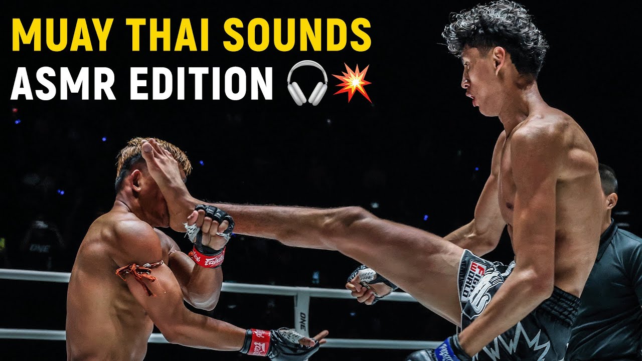The Sounds of BATTLE | Muay Thai Highlights | ASMR Edition π