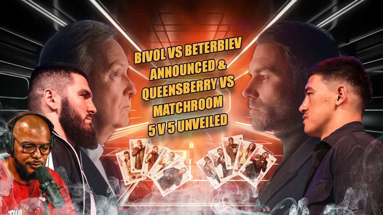 ☎️Beterbiev Vs. Bivol Come Face-To-Face🔥Deontay Wilder & Hearn Team Up For 5 vs 5 Line-up 😱 background