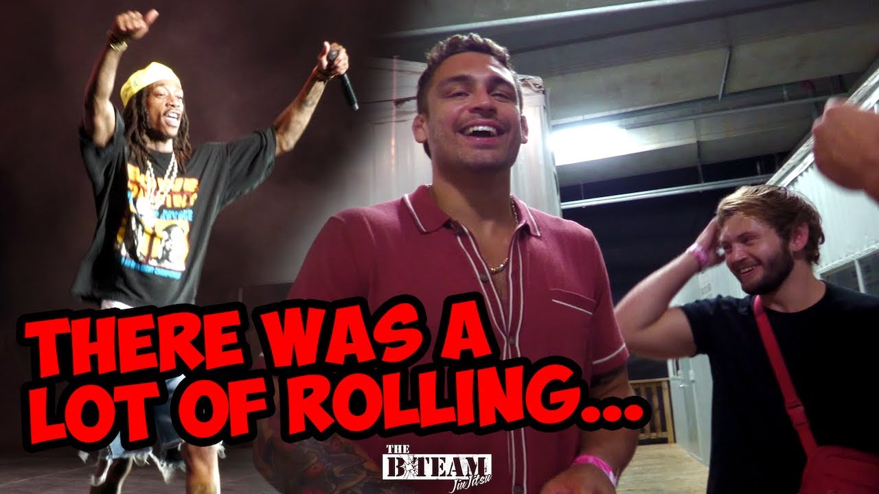 BACKSTAGE WITH WIZ KHALIFA | B-TEAM VLOG background