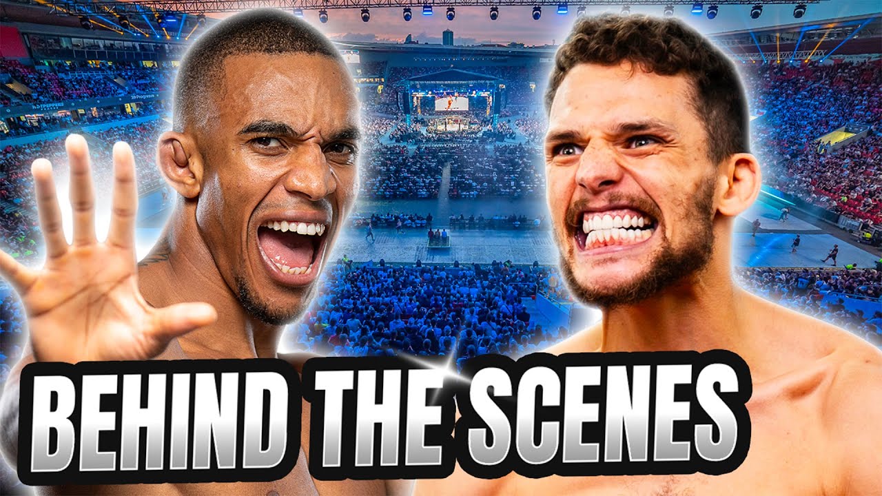 SHEM ROCK & WANLISS vs. 28,000 Fans in a Stadium! | OKTAGON 58 Backstage backdrop