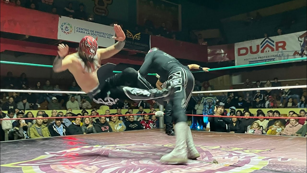 Exótico y Destructor 🆚 Alejandro I y Misionero del Diablo con Max Proad en Pachuca, Hidalgo background
