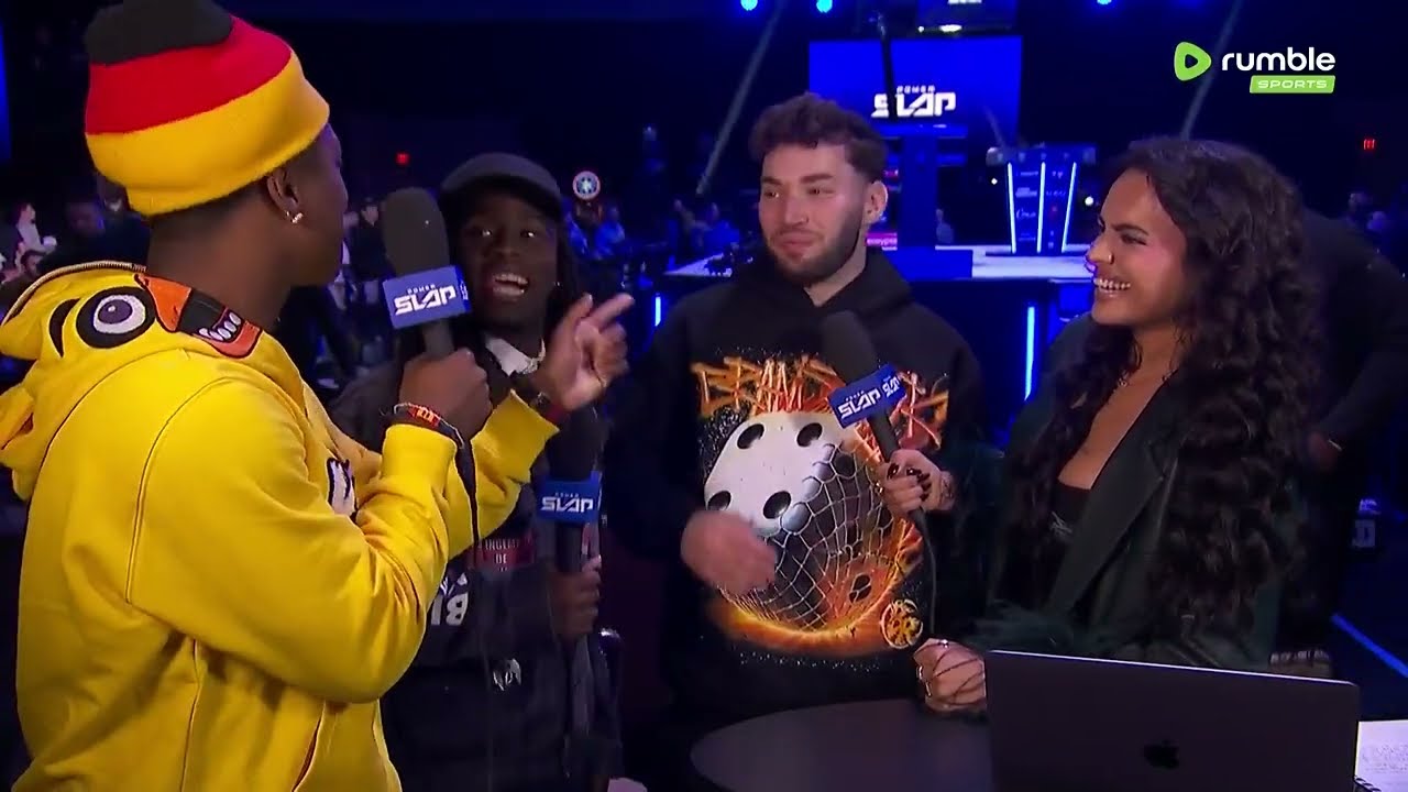 Kai Cenat, IShowSpeed and Adin Ross react to #PowerSlap6 on The Nina Drama Show