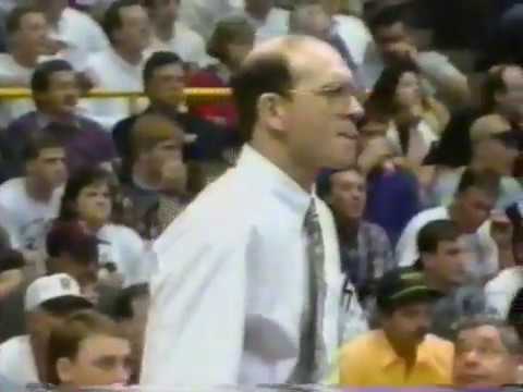 1995 NCAA D1 Wrestling Championship 126 pounds McGinnis vs Abe - Wrestling With Character background