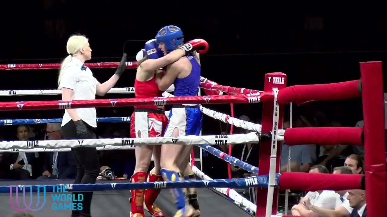 Dajenka Meijer v Alexandra Filipova World Games 2022 background
