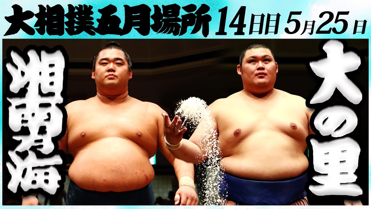 大相撲 湘南乃海ー大の里<令和6年五月場所14日目>SUMO background
