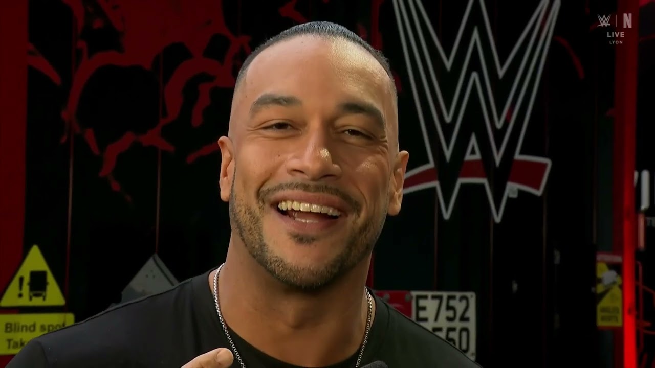 Damian Priest sends a message for Aleister Black | SmackDown Aug 29, 2025 background