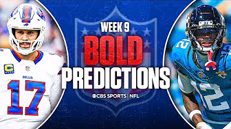 NFL Week 9 BOLD Predictions: Chiefs & Bills Shootout, Travis Hunter’s Two-Way Takeover 👀 background
