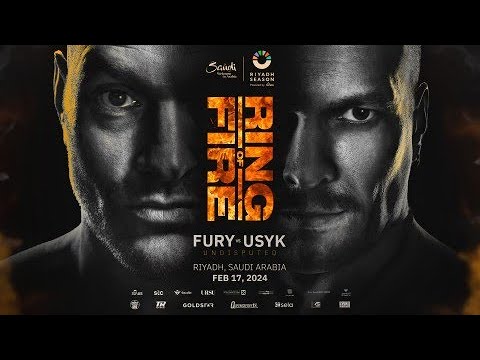Press Conference: Ring of Fire | Tyson Fury v Oleksandr Usyk | Feb 17 #RiyadhSeason background