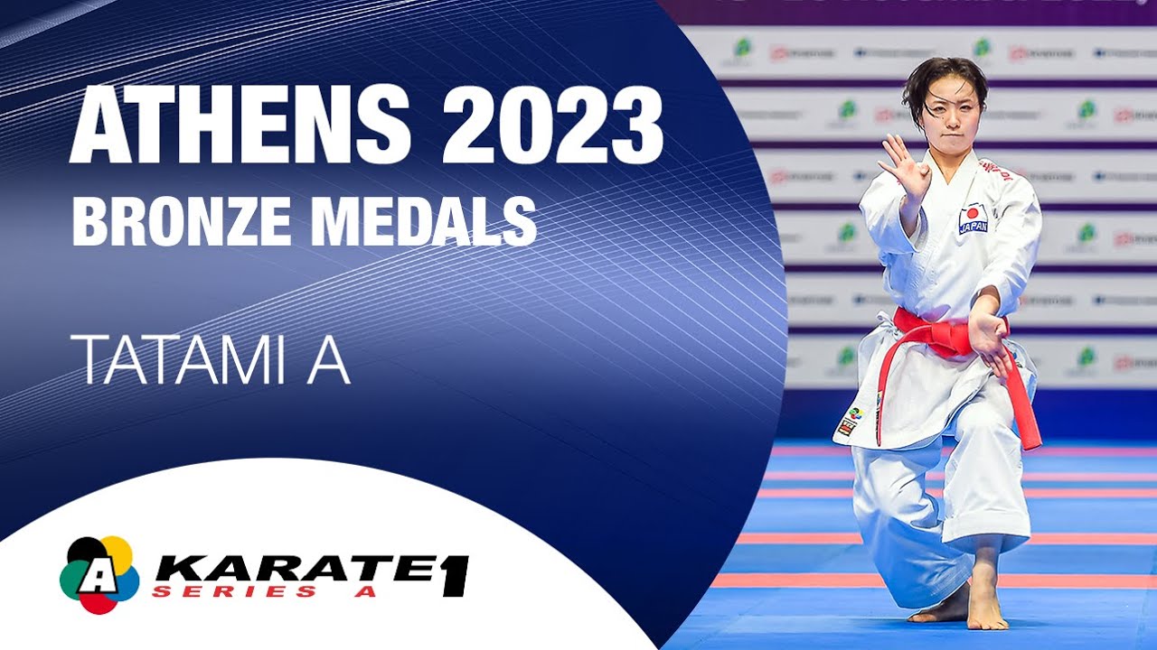 Karate1 ATHENS | BRONZE MEDALS - Tatami A | WORLD KARATE FEDERATION background