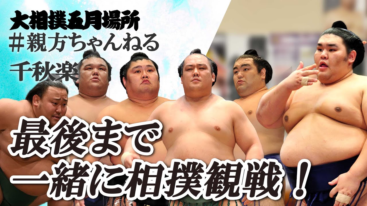 15日間ありがとうございました!親方ちゃんねる生配信 <令和6年五月場所・千秋楽>SUMO background