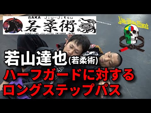 【テクニック】若山達也 / ハーフガードに対するロングステップパス background