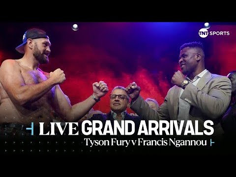 LIVE 🥊 Grand Arrivals: Tyson Fury v Francis Ngannou background