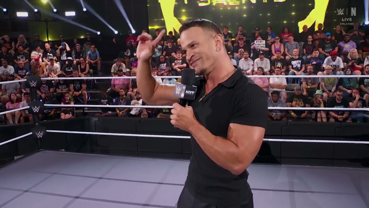 Ava announces Ricky Saints vs. Josh Briggs for the #1 contender spot | NXT Aug 26, 2025 background