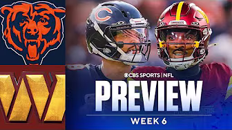 Bears vs Commanders Monday Night Football Preview: Predictions and Best Bets | NFL Week 6 background