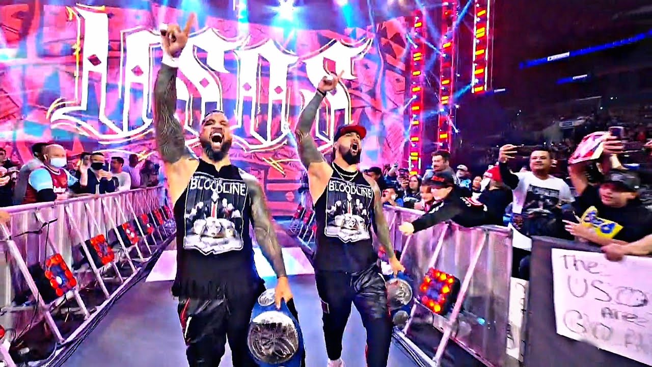 The Usos Entrance: SmackDown, December 10, 2021 background