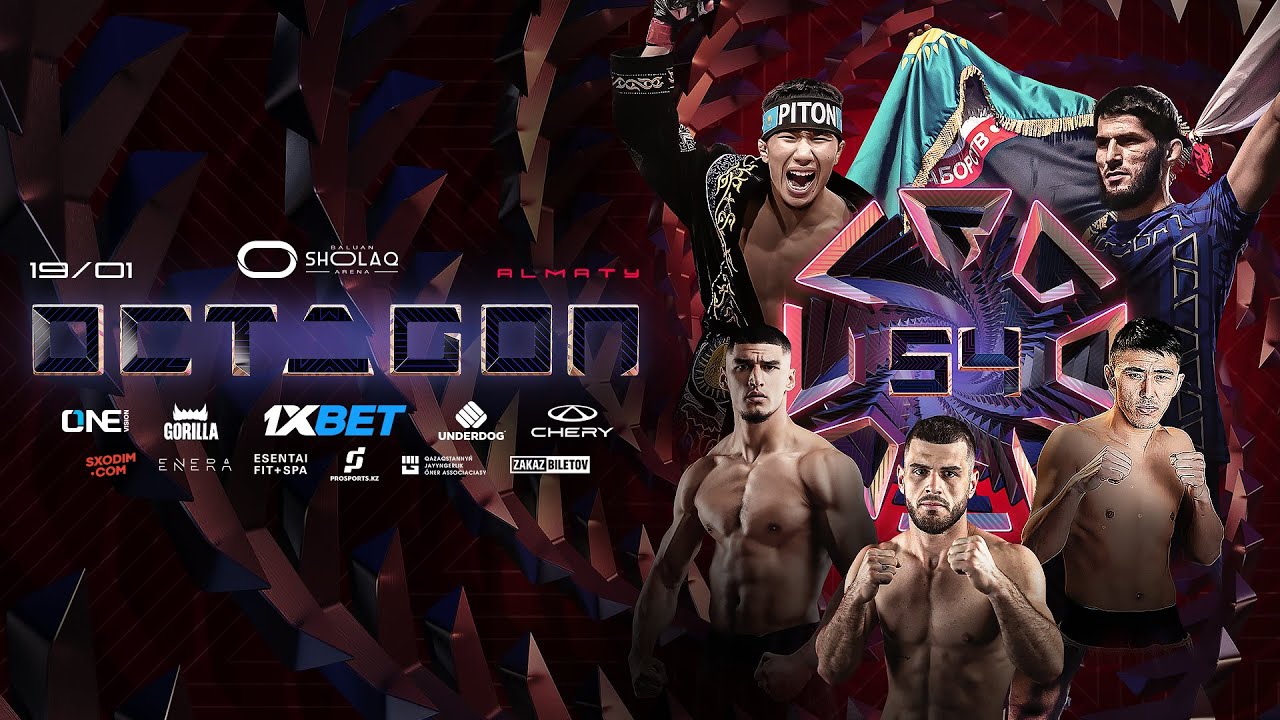 OCTAGON 54: Узбекистан vs Казахстан background