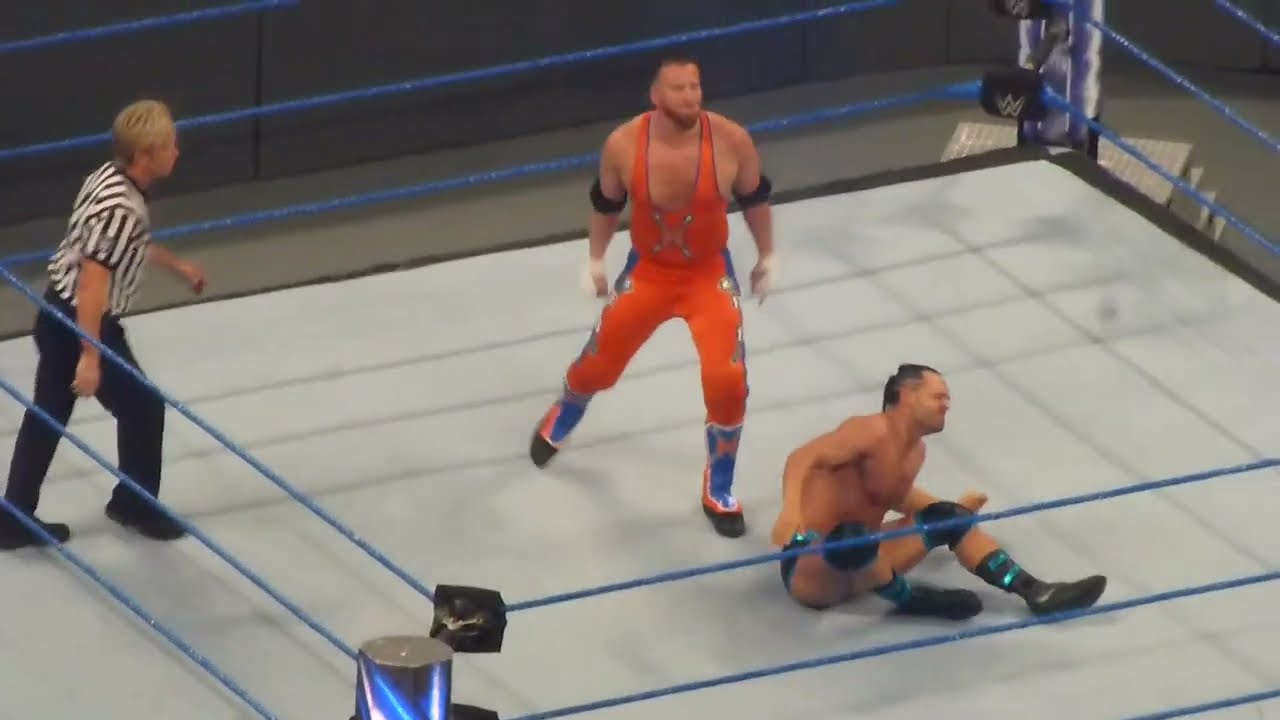 Tye Dillinger vs Curt Hawkins at WWE SmackDown LIVE backdrop