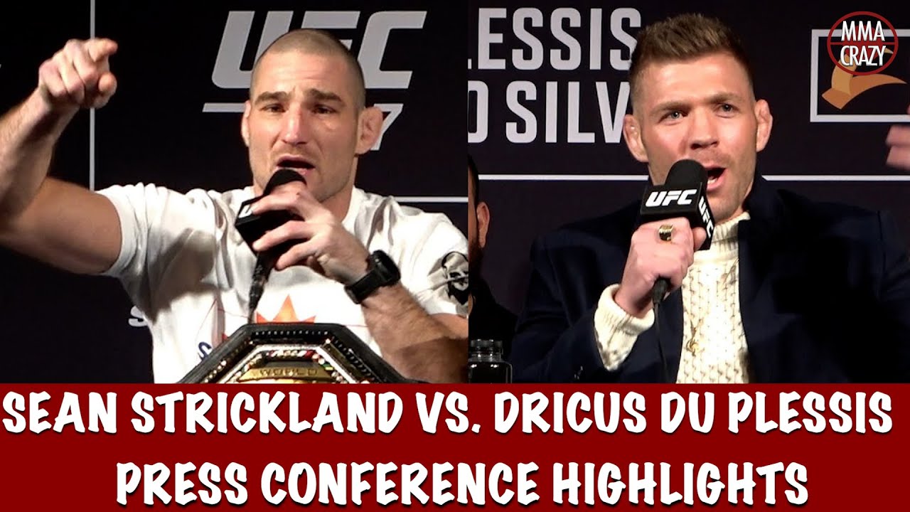 Sean Strickland vs. Dricus Du Plessis Press Conference Highlight UFC 297