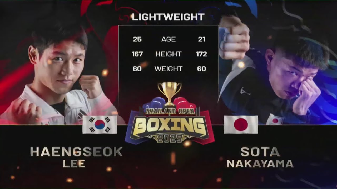 Sota Nakayama (JPN) vs. Lee Haeng-Seok (KOR) Thailand Open 2025 QF's (60kg)