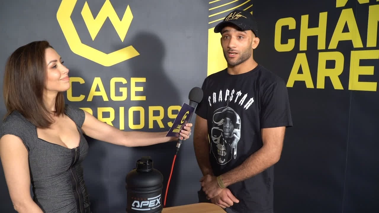 Backstage interview with Jai Herbert at CW112 background