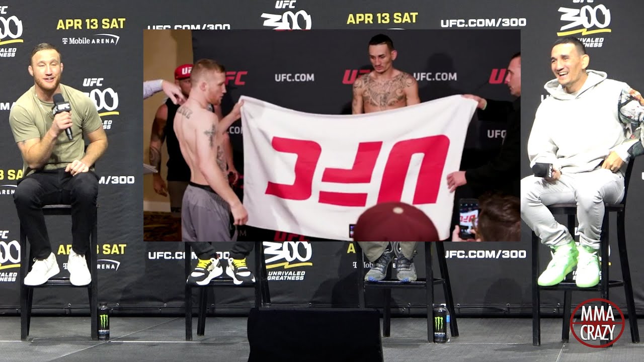 Justin Gaethje & Max Holloway React to ‘MotherF**king towel' gate incident background