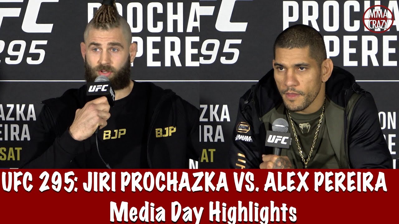 UFC 295: Jiri Prochazka & Alex Pereira Media Day Highlights background